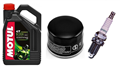 KYMCO MXU 500 QUAD 2006-2012 olej MOTUL + filtr HF147 + świeca U22ESR-N-31808