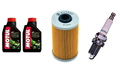 KYMCO 125 DINK / GRAND DINK 2001-2013 olej + filtr HF562 + świeca X22EPR-U9-31813
