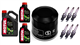 TRIUMPH ROCKET III 2300 2003-2014 olej + filtr HF204 + świece X24EPR-U9-31829
