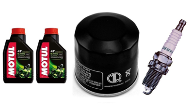 YAMAHA YFM 660 F GRIZZLY 2007-2008 olej + filtr HF204 + świeca X24EPR-U9-31840