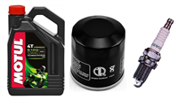 KAWASAKI KVF 400 PRAIRIE 1994-2002 olej + filtr HF303 + świeca X24EPR-U9-32080