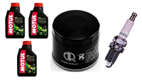 SUZUKI LT-A 750 X XP KINGQUAD 08-2014 olej + filtr HF138 + świeca U22ESR-N-31850