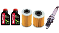 KTM XC 525 ATV QUAD 2008-2011 olej + filtr HF155 HF157 + świeca XU24EPR-U-31862