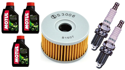 SUZUKI DR 800 S BIG 1988-2000 olej MOTUL + filtr HF137 + świece X27EPR-U9-31932