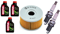 SUZUKI DR 750 S BIG 1988-1989 olej MOTUL + filtr HF137 + świece X27EPR-U9-31931
