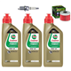 HONDA SLR 650 VIGOR (RD09) 97-00 olej+filtr+świeca-108476