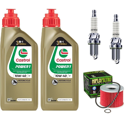 KAWASAKI EL 250 B / F ELIMINATOR olej+filtr+świece-108472