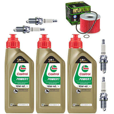 KAWASAKI ZL 600 A / B ELIMINATOR olej+filtr+świece-108549