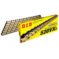 ZŁOTY ŁAŃCUCH NAPĘDOWY DID 520VX3 G&B 100 OGNIW-104265