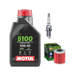 KAWASAKI KX250 KX450 2021-2024 KX 450 4T 2019-2023 olej + filtr + świeca-108717