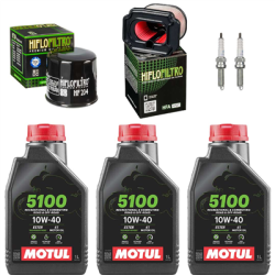 Yamaha YZF-R7 YZF690 R7 2022- olej + filtry HF204 HFA4707 + świece LMAR8A-9-108724