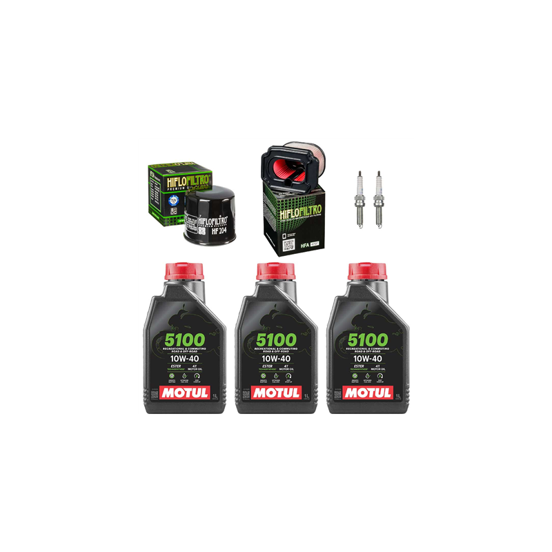 Yamaha FZ-07 MT-07 14- MTT690 Tracer 7 700 2021-2026 olej + filtry + świece-108721