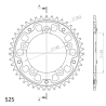 SUZUKI DL 1000 V-STROM 02-10 zestaw napęd-owy SPX-76893