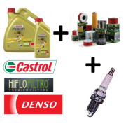Z olejem CASTROL POWER1 4T 10W40 